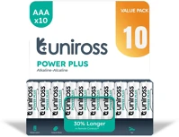 Uniross UPPAAAPK10A 1,5v lr03/aaa/mikro tartós alkáli elem power plus 10db/csomag kép