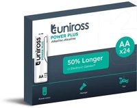 Uniross UPPAABX24 Power plus lr6/aa tartós alkáli ceruza elem - 24db/csomag kép