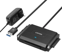 Unitek Y-3324 Dokkoló állomás tárolóegységhez usb 3.2 gen 1 (3.1 gen 1) type-a fekete kép