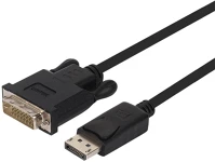 Unitek Y-5118BA Video átalakító kábel 1,8 m displayport dvi fekete kép