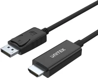 Unitek Y-5118CA video átalakító kábel 1,8 m hdmi a-típus (standard) displayport fekete kép