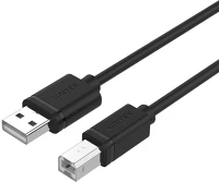 Unitek Y-C420GBK Usb kábel 3 m usb 2.0 usb a usb b fekete kép