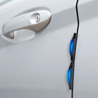 Univerzális GL55789B Ajtóélvédő - kék, fényvisszaverős - 2 db / csomag kép