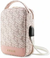 Univerzális GUHBHGCFSEP Guess gcube stripe  rendszerező táska, rózsaszín kép