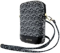 Univerzális GUWBZPGCSPGK Guess zip gcube bottom stripe  kis táska, fekete kép