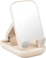 Univerzális HU6932172629915 Asztali telefon tartó állvány - baseus seashell - arany (tükrös) kép