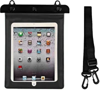 Univerzális HU9145576276662 Akasztós telefontok, fekete/átlátszó vízálló tok (280x210mm) kép