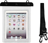 Univerzális HU9145576276693 Akasztós telefontok, fehér/átlátszó vízálló tok (280x210mm) kép