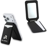 Univerzális KLWMSMPGKCHPK Karl lagerfeld mirror mágneses kártyatartó tükörrel, magsafe, fekete kép