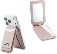 Univerzális KLWMSMPGKCHPP Karl lagerfeld mirror mágneses kártyatartó tükörrel, magsafe, rózsaszín kép