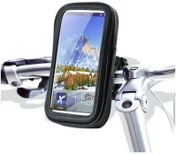Univerzális NT8719273235058 bicikli kormányra szerelhető, 360 fokban elfordítható fekete telefon kép