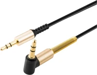 Univerzális PT5901737419484 Univerzális kábel 3.5mm jack-jack (90 fokban elfordított csatlakozó kép