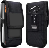Univerzális PT5903396162688 Oxford telefontok -  fekete övre erősíthető tok (11,3x6x1,3cm) kép