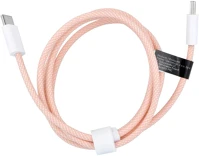 Univerzális PT5903396276835 Kábel - type-c (usb-c) / type-c (usb-c) pink szövet kábel 1m, 60w ﻿ kép