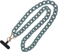 Univerzális TF5907457744547 - nyakba akasztó telefontartó, mentazöld lánccal kép