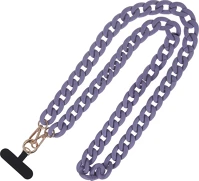 Univerzális TF5907457744578 - nyakba akasztó telefontartó, lila lánccal kép