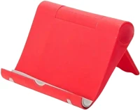 Univerzális TM0037596 Asztali telefon- és tablettartó állvány, piros ﻿ kép