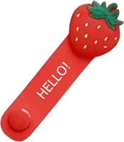 Univerzális TM0040213 Eper figurás kábelrendező, piros szilikon, patentos kép