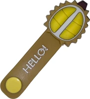 Univerzális TM0040218 Durián figurás kábelrendező, barna szilikon, patentos kép