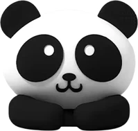 Univerzális TM0040291 Panda maci kábelrendező, szilikon, ragasztható kép