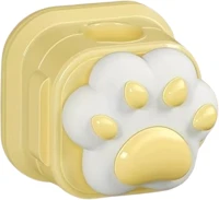 Univerzális TM0040296 Mancs figurás, mágneses kábelrendező, citromsárga, ragasztható kép