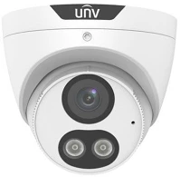 Uniview IPC3615SE-ADF28KM-WL-I0 Prime-iii 5mp colorhunter turret dómkamera, 2.8mm objektívvel, mikrofonnal kép