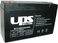 Ups power MC12-6 6v 12ah zselés savas ólom akkumulátor kép