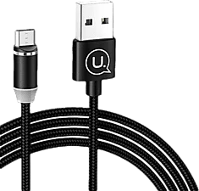 Usams SJ294USB01 Mágneses micro usb töltőkábel, fekete, 1299152 kép