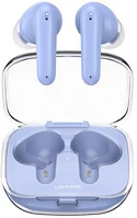 Usams BE16 bluetooth fülhallgató sztereo v5.3, zajszűrő + töltőtok, világoskék kép