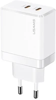 Usams CC172TC02 40w 2xtype-c fehér hálózati töltő kép