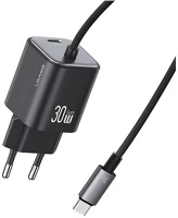 Usams CC264TC01 Cc264 jc mini 30w univerzális hálózati töltő adapter fekete kép