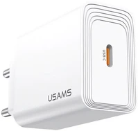 Usams CC325TC01 T69 hálózati töltő type-c aljzat (20w, gyorstöltő 3.0) fehér kép