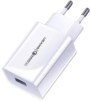 Usams CC83TC01 Hálózati töltő usb aljzat 18w, pd gyorstöltő 3.0, fehér kép
