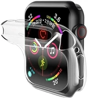 Usams IW486BH03 Apple watch series se 44mm  szilikon keret egyedi méret, ultravékony, átlátszó kép