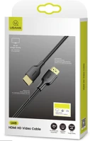 Usams SJ427HD01 Hdmi 2.0 kábel high speed, 3d, 4k kompatibils , aranyozott csatlakozófejek 3 m 1355661 kép