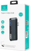 Usams SJ463HUB01 3 portos type-c mini hub (usb3.0,usb2.0, sd kártya) kép