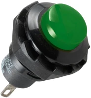 Use 250 V, 1,5 Home sp 12/gr nyomógomb, 1 áramkör, záró, 250 v, 1,5 a, zöld kép