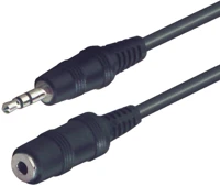 Use 54-5 Home a 54-5 audiókábel, 3,5mm sztereó dugó, 3,5mm sztereó aljzat, 5m kép