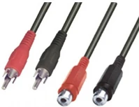 Use bliszter A_11X 2 x rca dugó - 2 x rca aljzat 1 db / bliszter kép