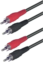 Use bliszter A_3X Home A 3X audió kábel bliszteres csomagolásban, 2 RCA dugó-2 RCA dugó, 1 kép