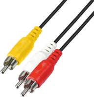 Use bliszter DUGÓ-3 Home a 4x audió kábel, 3 rca dugó-3 rca dugó, 1,5 m kép