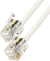 Use bliszter T_5-5WH_X Home t 5-5wh/x telefoncsatlakozó kábel, 6p4c, dugó-dugó, 5m kép