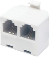 Use bliszter TELEFONVEZETÉKHEZ, 6P4C, 1 DUGÓ-2 Home ts 16-2wh/x elosztó telefonvezetékhez, 6p4c, 1 dugó-2 aljzat kép