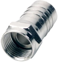 Use F_803C Home F 803C F csatlakozódugó, fém, S6TSV kábelre préselhető, egyenes kép