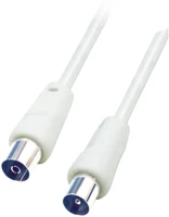Use RF 1 Home rf 1 koax kábel, dugó-aljzat, dupla árnyékolás, 1,5m, fehér kép
