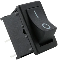 Use ST 1/BK mini billenőkapcsoló, 1 áramkör - 2 állás, 250 V, 3 A, fekete kép