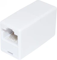 Use TELEFONVEZETÉKHEZ, 8P/8C Home tt 1-1 toldó telefonvezetékhez, 8p/8c, aljzat - aljzat, fehér kép