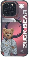 Utángyártott 104363 sleeps iphone 15 pro magsafe kompatibilis kemény hátlap tok, fejhallgató kép