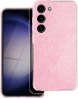 Utángyártott 106707 Clear 2mm samsung galaxy a36 csillámos szilikon tok, rózsaszín kép