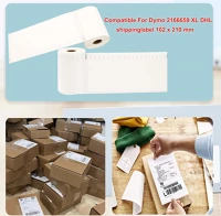 Utángyártott 2166659 Dymo 2166659 csomagcimke dhl öntapadós 102 x 210mm 140db/tekercs kép